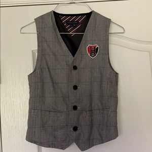 Tommy Hilfiger plaid dress vest